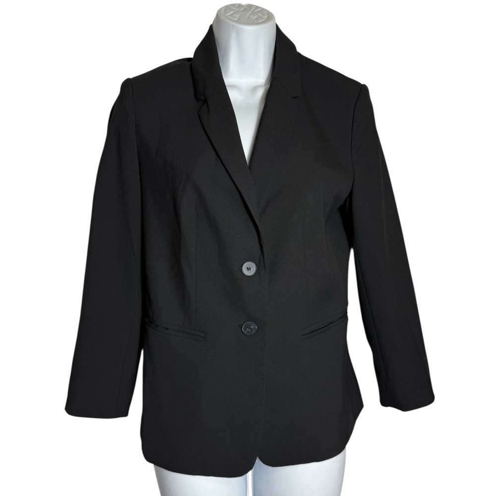 The Limited Black Collection Blazer Size 4 Classic Black Jacket W/Pockets View 2